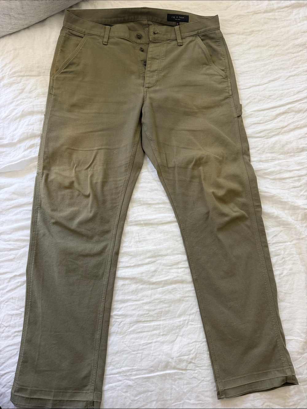 rag & bone Olive Green Men's Chino Pants